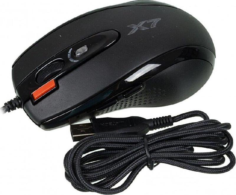 Мышь A4Tech XL-750BK лазерная ( )