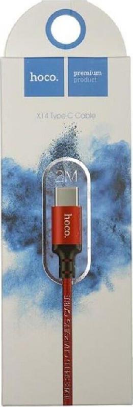 Кабель HOCO Type-C X14 USB (m)-Type-C (m)