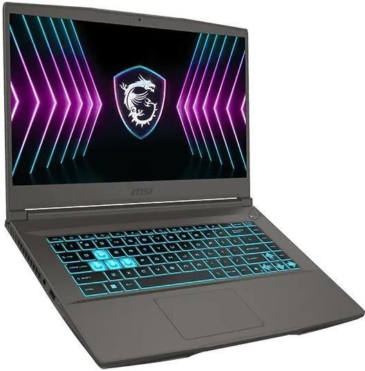 Планшет MSI Ноутбук 15.6" Thin 15 B2RVE-3451XRU Core 7240H/16Gb/512Gb SSD/RTX 4050-6Gb/No OS/Grey (9S7-16R83 16/512 ГБ серый