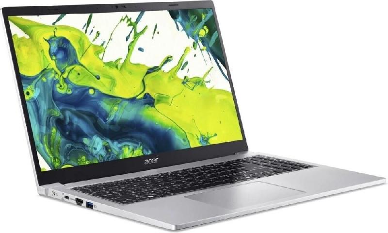 Планшет Acer Ноутбук 15.6" Aspire AL15-33P-3809 Core 3 N355/8Gb/512Gb SSD/VGA int/no OS/Silver (NX.D2MEM.001) 8/512 ГБ серебристый