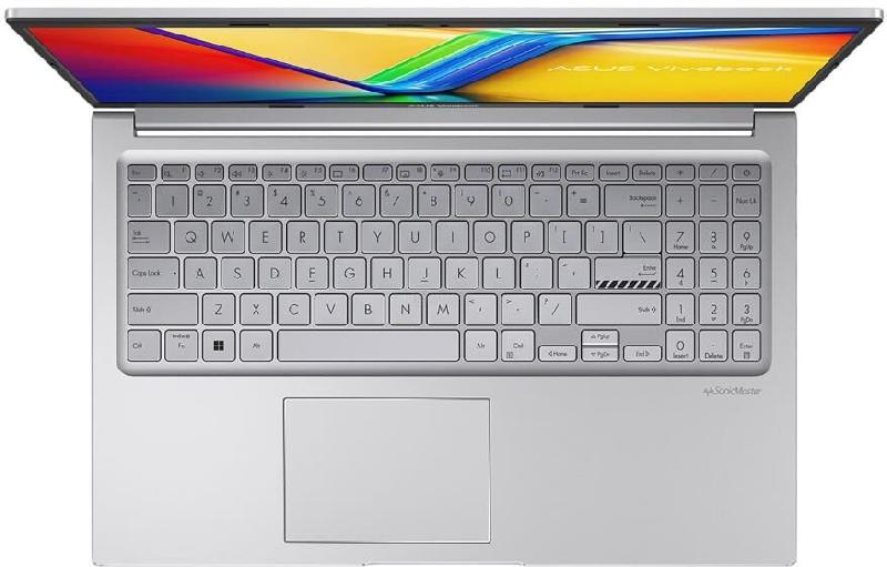 Планшет ASUS Ноутбук 15.6" VivoBook X1504VA-BQ4060 Core 3100U/16Gb/512Gb SSD/noOS/Silver (90NB13Y2-M03600) ПИ 16/512 ГБ серебристый
