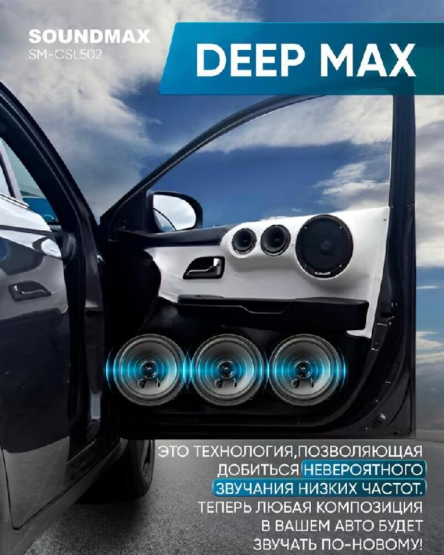 Автоакустика SOUNDMAX SM-CSL502