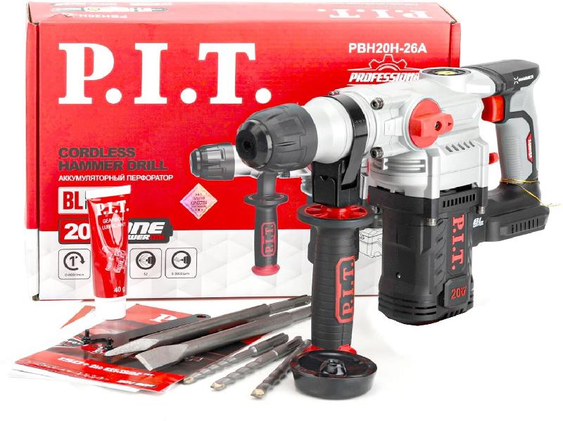 Перфоратор P.I.T. PBH20H-26A SOLO SDS-Plus 5 Дж 20 В