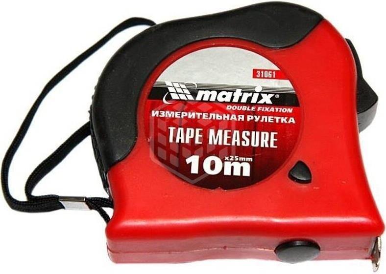 Рулетка Matrix Double fixation 10 м × 25 мм