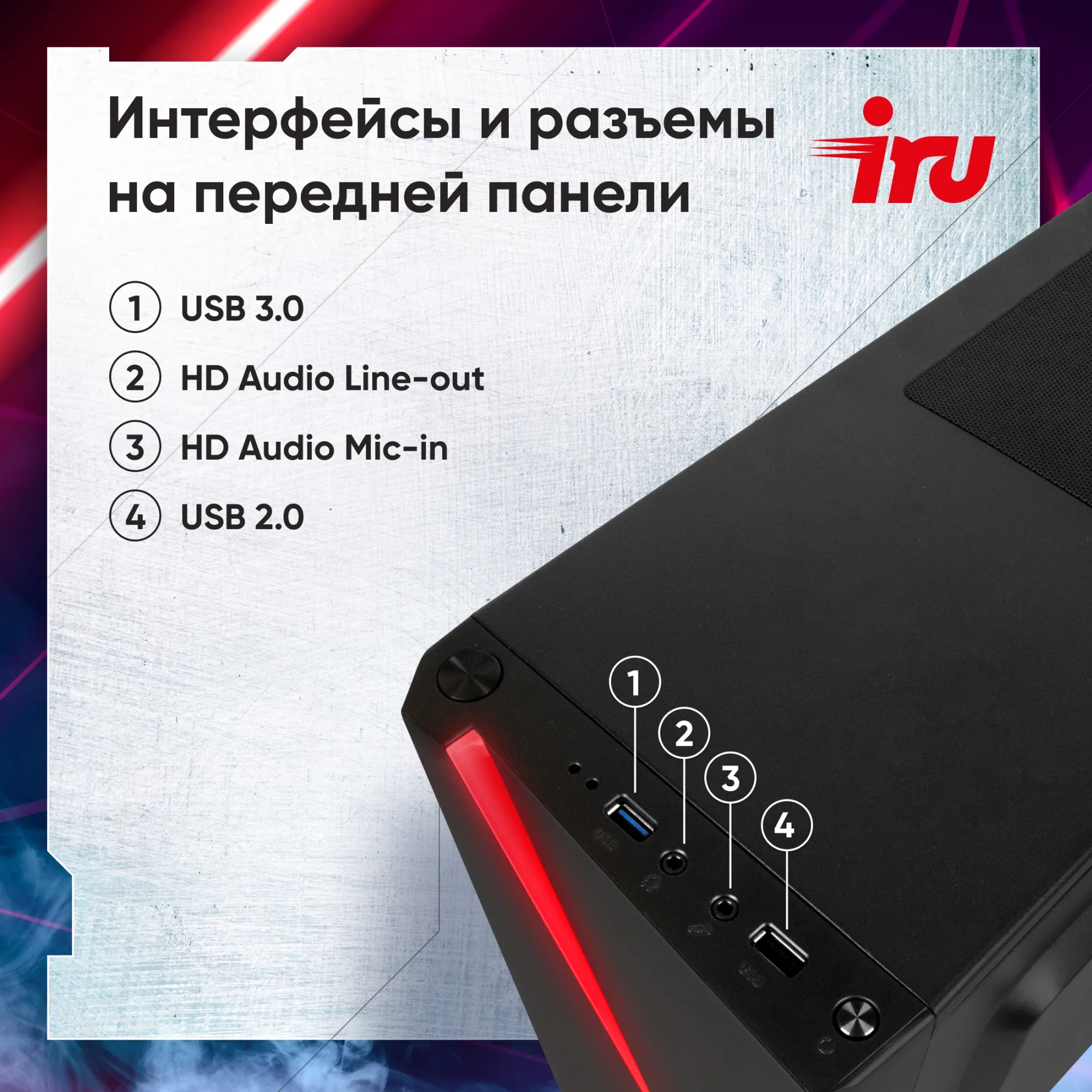 Роутер Iru ПК Tactio 320A5GE MT Ryzen 5 5600 (3.5) 16Gb SSD512Gb RTX3050 6Gb Windows 11 Home GbitEth 500W ч