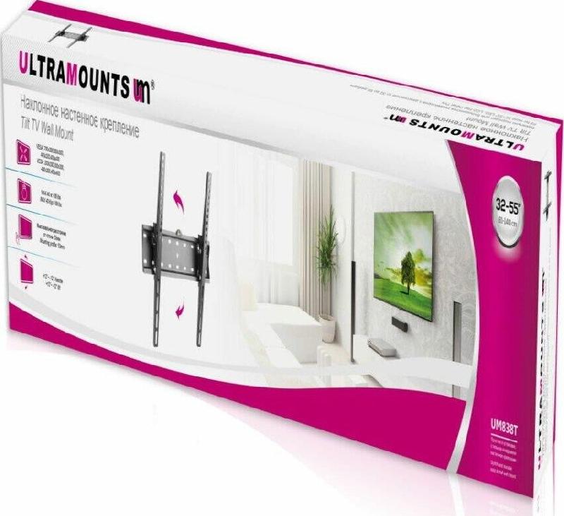 Кронштейн ULTRAMOUNTS UM838T для 32"-55" черный