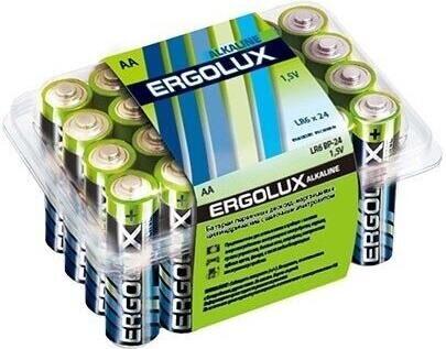 Элементы питания ERGOLUX (14212) LR6 Alkaline BP-24