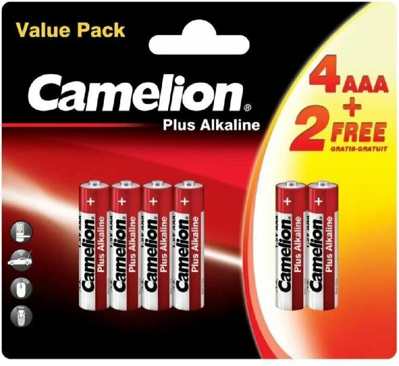 Элементы питания CAMELION (14112) 4+2LR03-BP