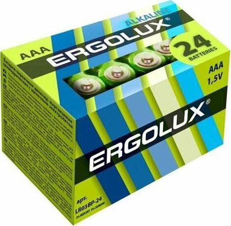 Элементы питания ERGOLUX (14213) LR03 Alkaline BP-24