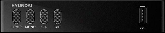 Ресивер DVB-T2 Hyundai H-DVB440 черный