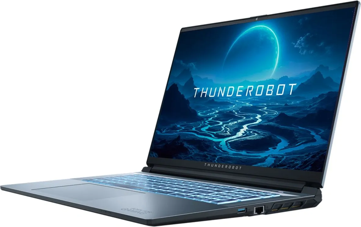 Ноутбук Thunderobot 911 Plus SD Core i5 12450H 16Gb SSD512Gb NVIDIA GeForce RTX 3050 4Gb 17.3" IPS FHD (1920x1200) FreeDOS grey WiFi BT Cam (JT009800KRU)
