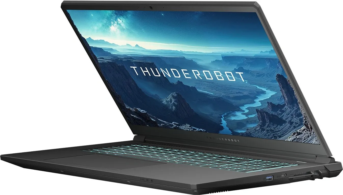 Ноутбук Thunderobot Range 17 G2 Evo Core i5 13420H 16Gb SSD1Tb NVIDIA GeForce RTX5050 8Gb 17.3" IPS FHD (1920x1200) FreeDOS black WiFi BT Cam (JT009E00KRU)