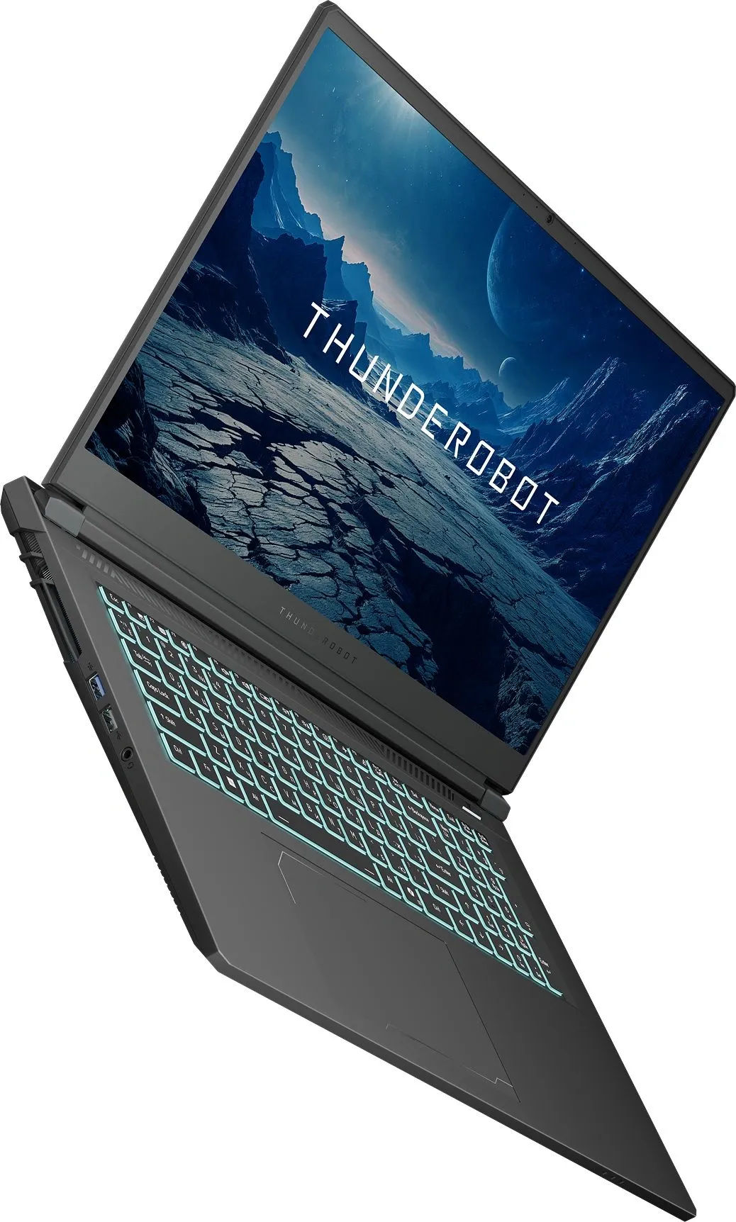 Ноутбук Thunderobot Range 17 G2A Evo Ryzen 7 H255 16Gb SSD1Tb NVIDIA GeForce RTX5050 8Gb 17.3" IPS FHD (1920x1080) Windows 11 Pro black WiFi BT Cam (JT009U00QRU)