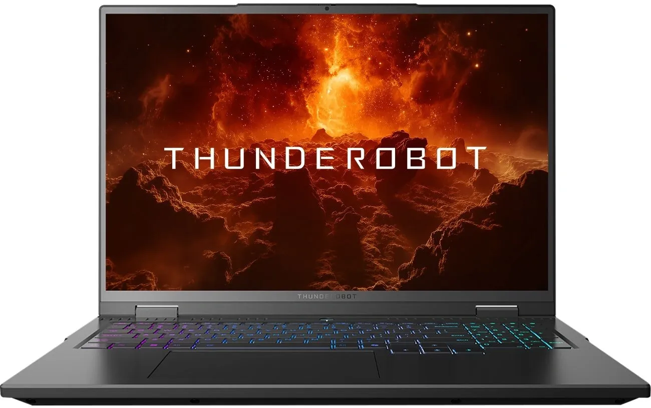Ноутбук Thunderobot Zero 16 Ultra Core Ultra 7 255HX 32Gb SSD1Tb NVIDIA GeForce RTX5080 16Gb 16" IPS QHD (2560x1600) Windows 11 Pro black WiFi BT Cam (JT009Z00HRU)
