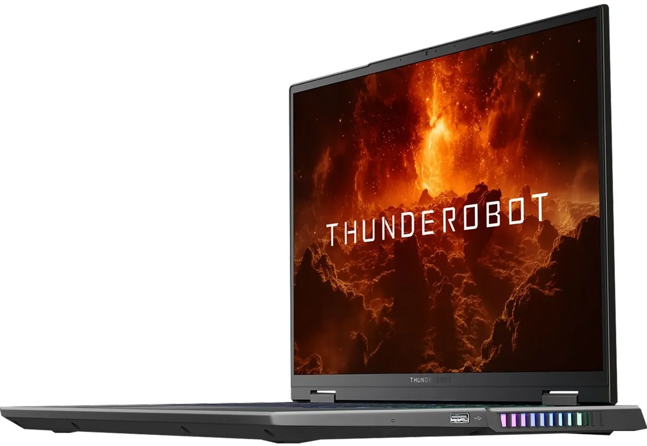 Ноутбук Thunderobot Zero 16 Ultra Core Ultra 7 255HX 32Gb SSD1Tb NVIDIA GeForce RTX5080 16Gb 16" IPS QHD (2560x1600) Windows 11 Pro black WiFi BT Cam (JT009Z00HRU)