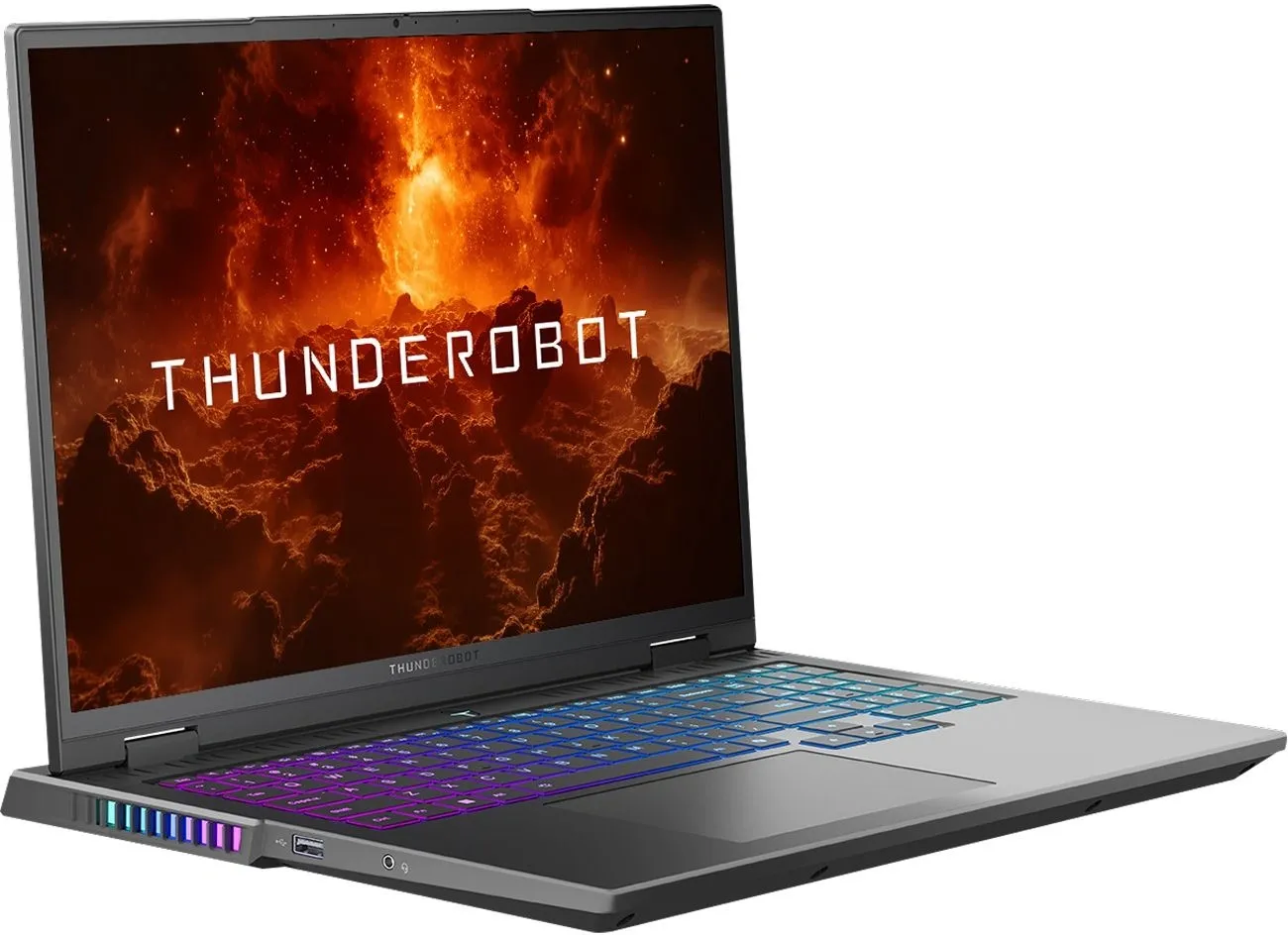 Ноутбук Thunderobot Zero 16 Ultra Core Ultra 7 255HX 32Gb SSD1Tb NVIDIA GeForce RTX5080 16Gb 16" IPS QHD (2560x1600) Windows 11 Pro black WiFi BT Cam (JT009Z00HRU)
