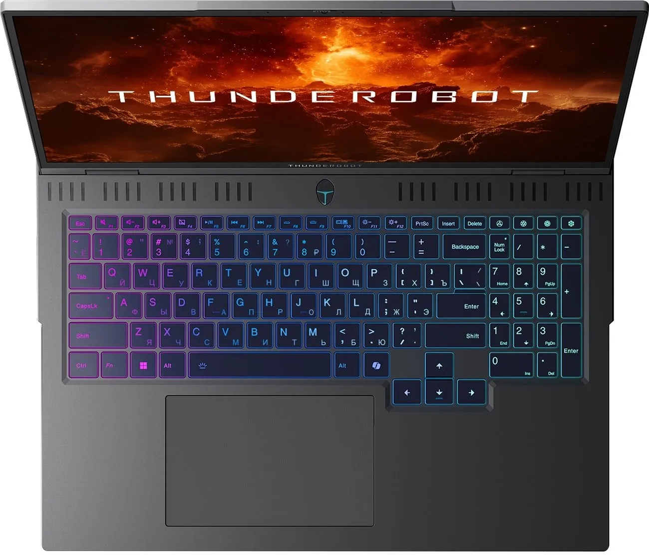 Ноутбук Thunderobot Zero 16 Ultra Core Ultra 7 255HX 32Gb SSD1Tb NVIDIA GeForce RTX5080 16Gb 16" IPS QHD (2560x1600) Windows 11 Pro black WiFi BT Cam (JT009Z00HRU)