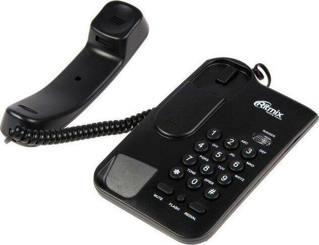 Телефон проводной RITMIX RT-311 Black