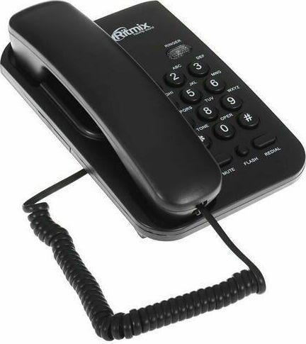 Телефон проводной RITMIX RT-311 Black