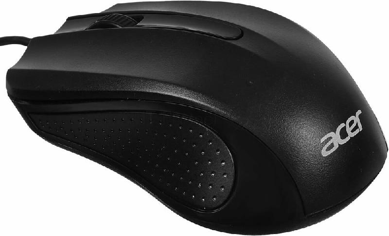 Мышь ACER OMW010 черный оптическая (1200dpi) USB (3but)