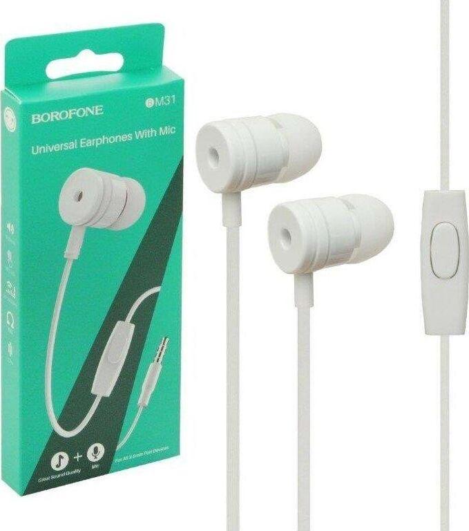 Наушники BOROFONE (6931474704320) BM31 белый