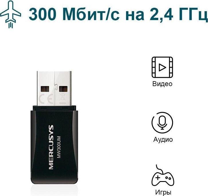 USB-адаптер MERCUSYS MW300UM