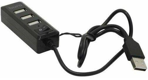 BURO Разветвитель USB 2.0 BU-HUB4-0.5L-U2.0 4порт. черный
