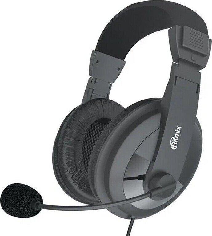 Наушники RITMIX RH-540M black