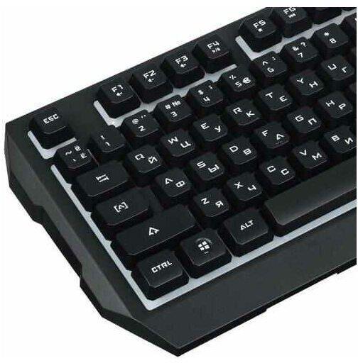 Клавиатура A4TECH Клавиатура Bloody B135N черный USB Multimedia for gamer LED (подставка для запястий) (B135N)