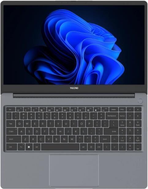 Ноутбук TECNO 15.6" MegaBook K15SFA Ryzen 5 7535HS/8Gb/512Gb SSD/AMD Radeon Graphics/Win11/Grey (71005000517)
