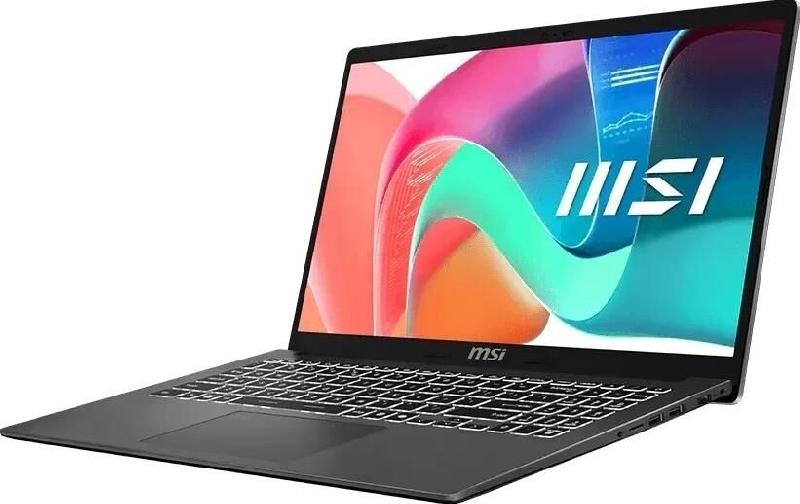 Ноутбук MSI 15.6" Modern 15 F1MG-1072XRU Core 5 120U/16Gb/512Gb SSD/Intel Graphics/No OS/Dark Grey (9S7-15S111-1072)