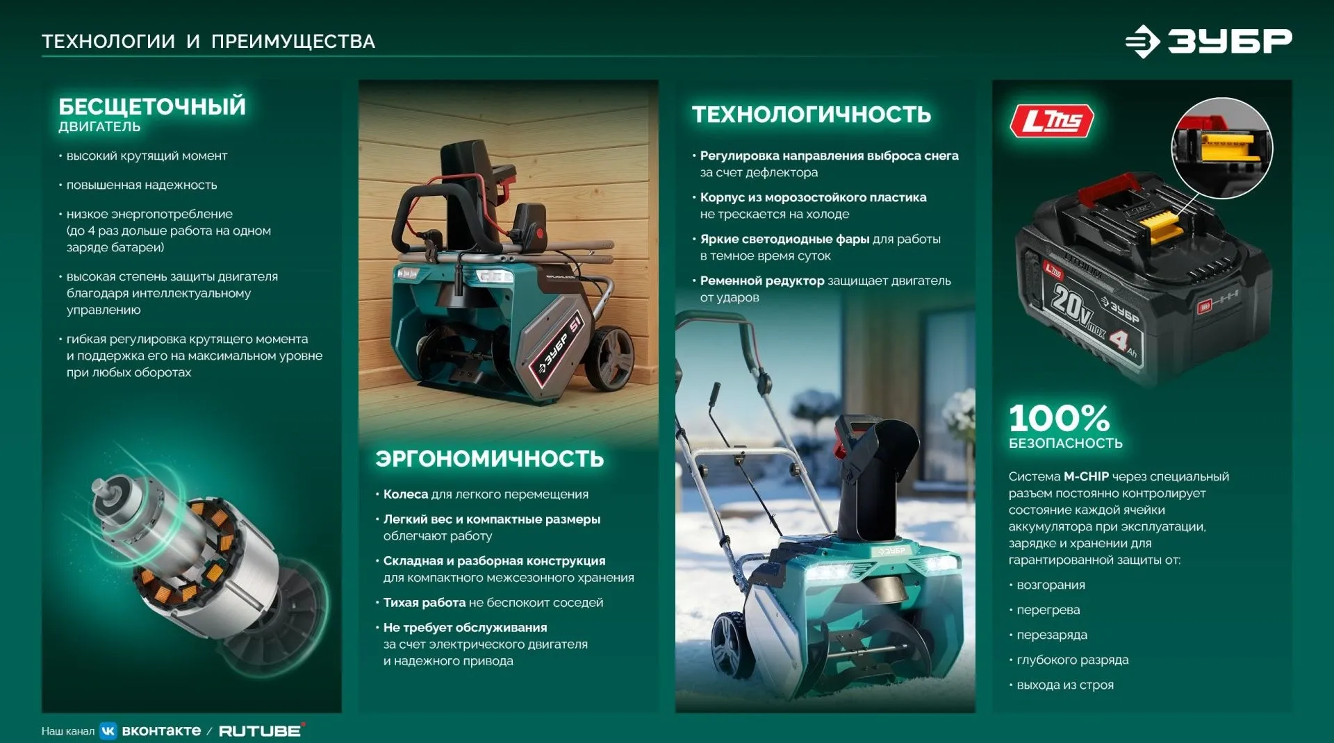 Снегоуборщик электр. Зубр СЛА-40 1.6кВт