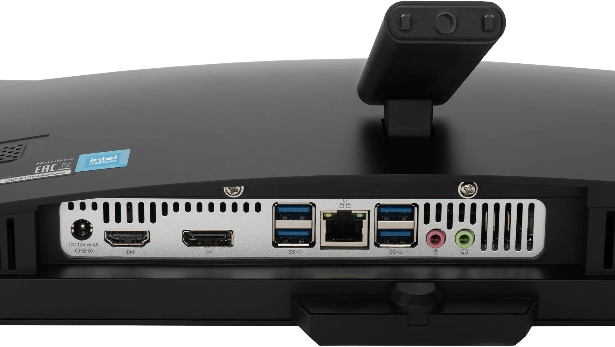 Моноблок Digma Action 23.8" Full HD Ryzen 5 3500U (2.1) 8Gb SSD256Gb UHDG CR Windows 11 Pro GbitEth WiFi BT 60W клавиатура мышь Cam черный 1920x1080