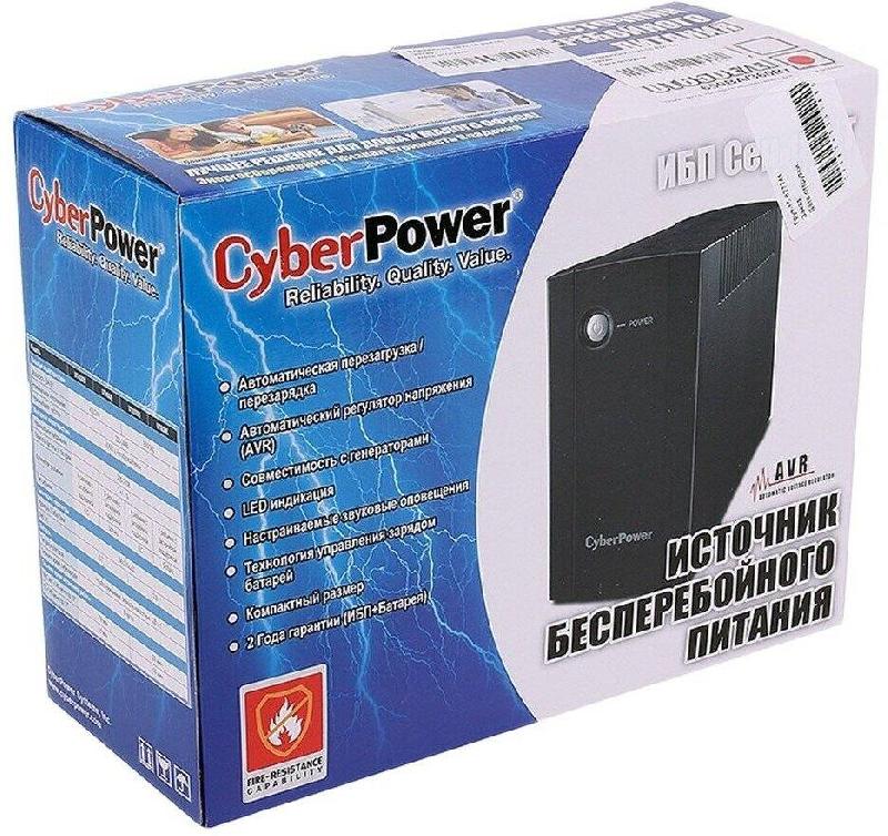 CYBERPOWER UTC650E ИБП {Line-Interactive, Tower, 650VA/360W (2 EURO)}