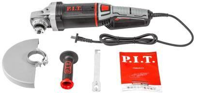 Углошлифовальная машина P.I.T. Шлифмашина угловая электрич. PWS230-C4 (2500Вт, 230х22,2мм, плавный пуск, поворот. рукоятка)