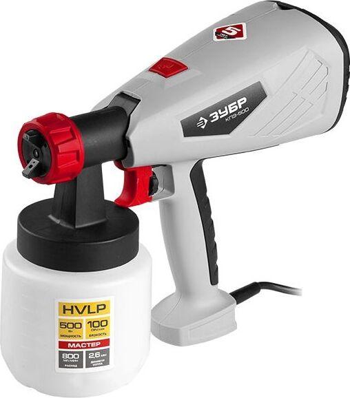 Краскопульт ЗУБР КПЭ-500 500Вт, 0,8л