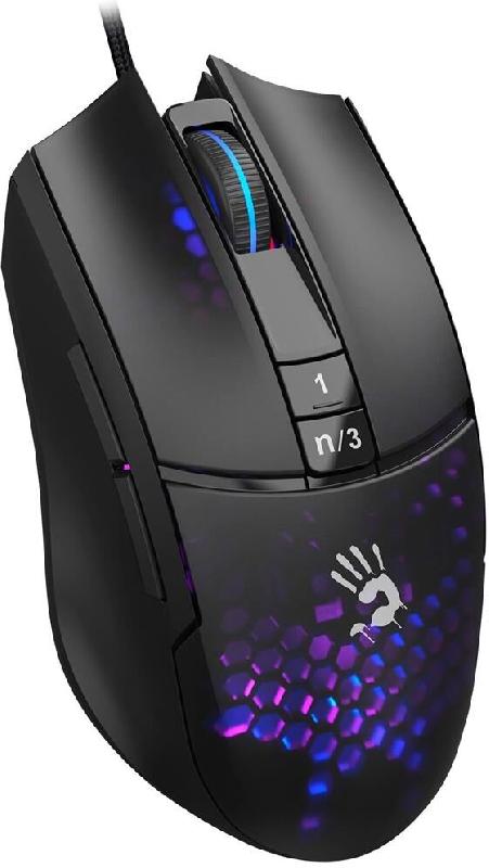Мышь A4TECH Мышь Bloody L65 Max черный оптическая 12000dpi USB 6but (L65 MAX/STONE BLACK)