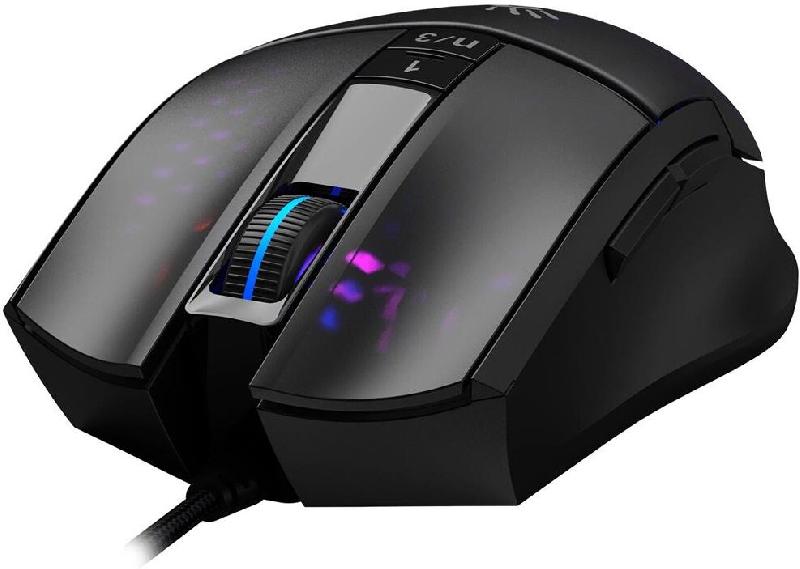 Мышь A4TECH Мышь Bloody L65 Max черный оптическая 12000dpi USB 6but (L65 MAX/STONE BLACK)