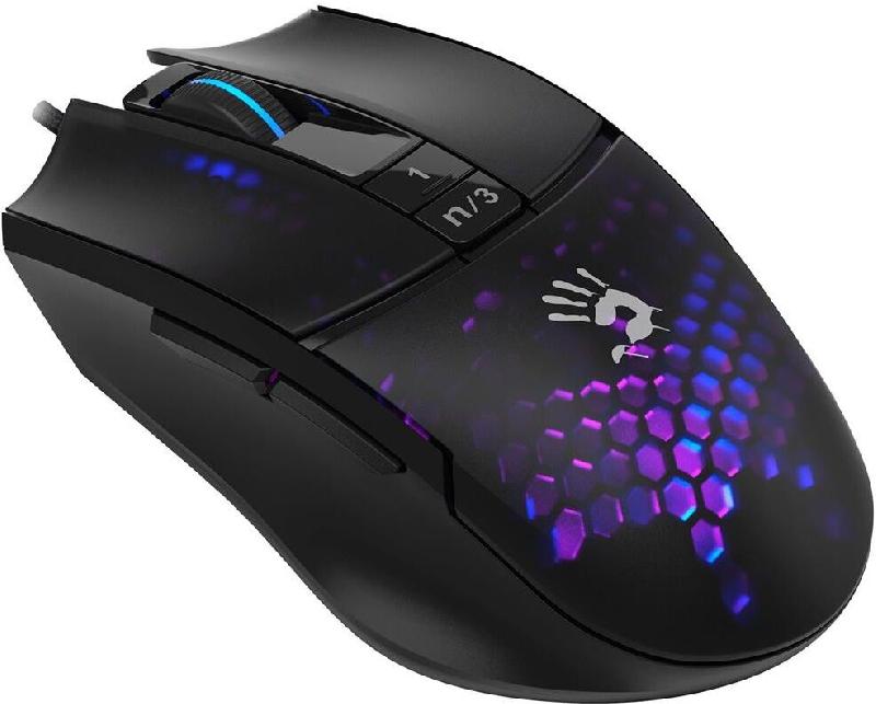 Мышь A4TECH Мышь Bloody L65 Max черный оптическая 12000dpi USB 6but (L65 MAX/STONE BLACK)