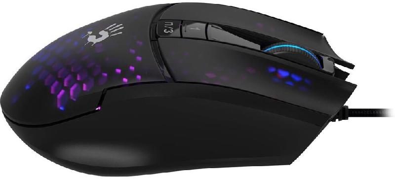 Мышь A4TECH Мышь Bloody L65 Max черный оптическая 12000dpi USB 6but (L65 MAX/STONE BLACK)