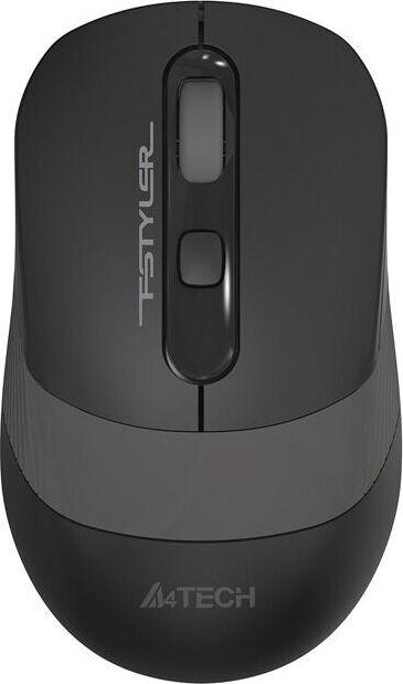 Мышь A4TECH Fstyler FG10 черный/серый оптическая (2000dpi) беспроводная USB
