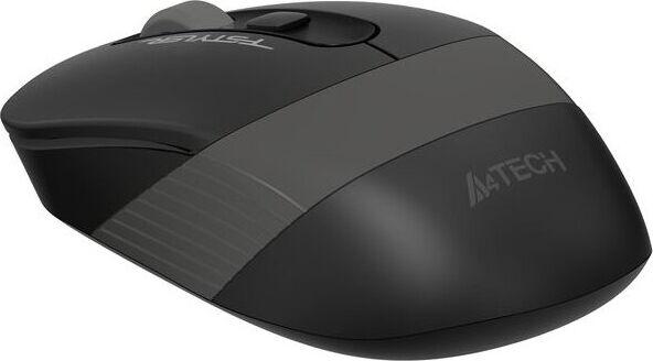 Мышь A4TECH Fstyler FG10 черный/серый оптическая (2000dpi) беспроводная USB