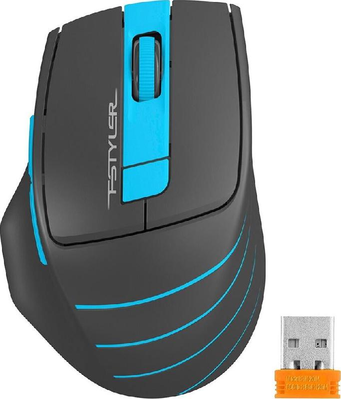 Мышь A4TECH Fstyler FG30 серый оптическая (2000dpi) беспроводная USB