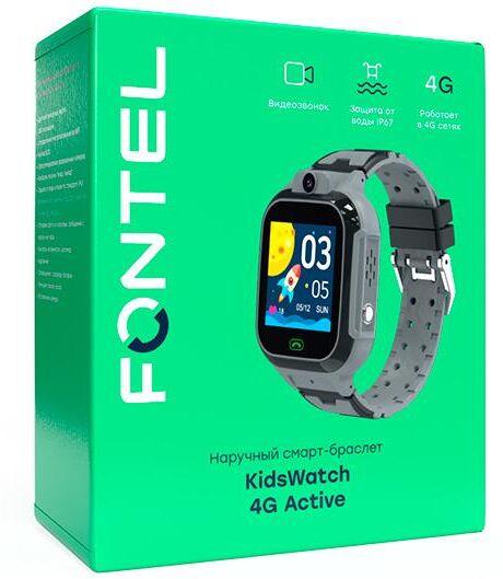 Смарт-часы FONTEL KidsWatch 4G active, черный