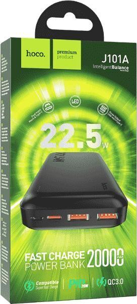 Power bank HOCO (6931474782496) J101A Astute 20000 mAh черный