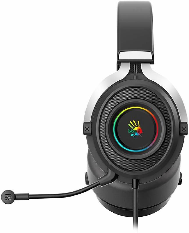 A4TECH Bloody G535P черный/серебристый 2м мониторные оголовье (G535P 4PIN+USB/BLACK+SILVER)
