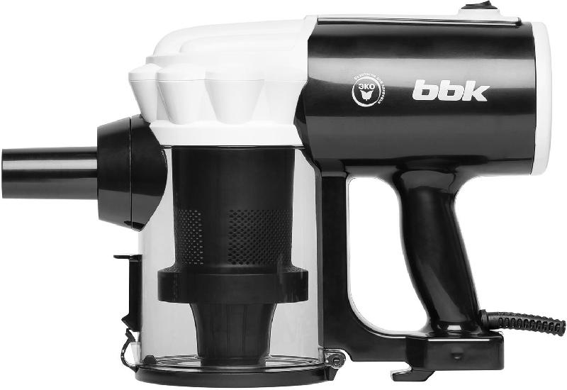 Вертикальный пылесос BBK BV2512 черный/белый