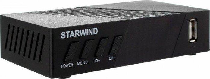 Ресивер DVB-T2 Starwind CT-140 черный