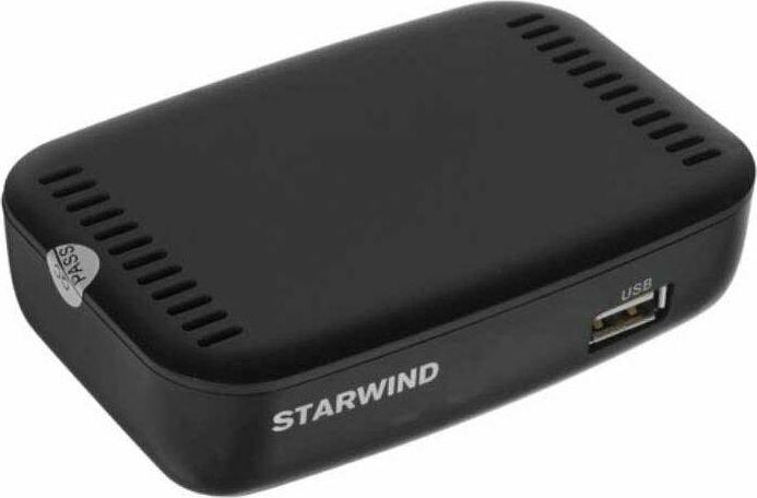 Ресивер DVB-T2 Starwind CT-160 черный