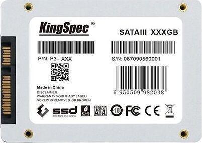SSD накопитель KINGSPEC SSD SATA III 128Gb P3-128 2.5"